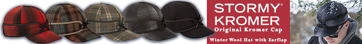 Stormy Kromer Original Kromer Cap - Winter Wool Hat with Earflap