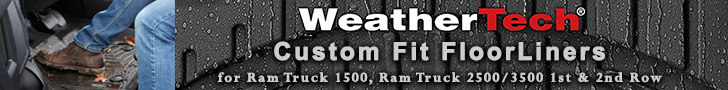 WeatherTech Custom Fit 1st & 2nd Row Floor Liner for Ram Trucks