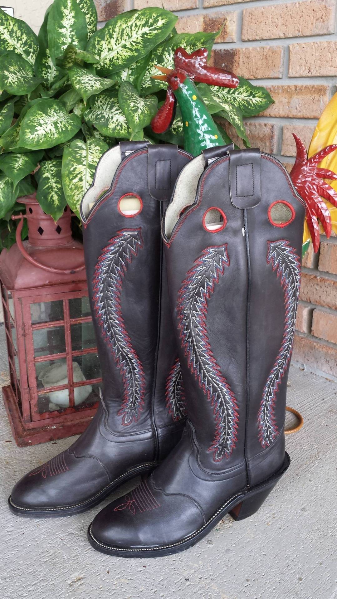boots olathe buckaroo leather boot fullsize company 9d