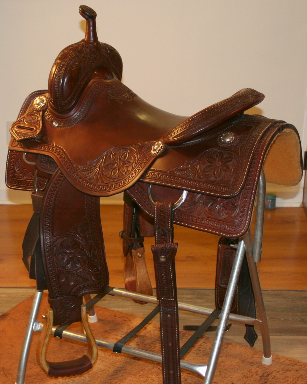 SALE PENDING KO Elite Cutter Saddle, 16", FQH Bars Cutting, Penning