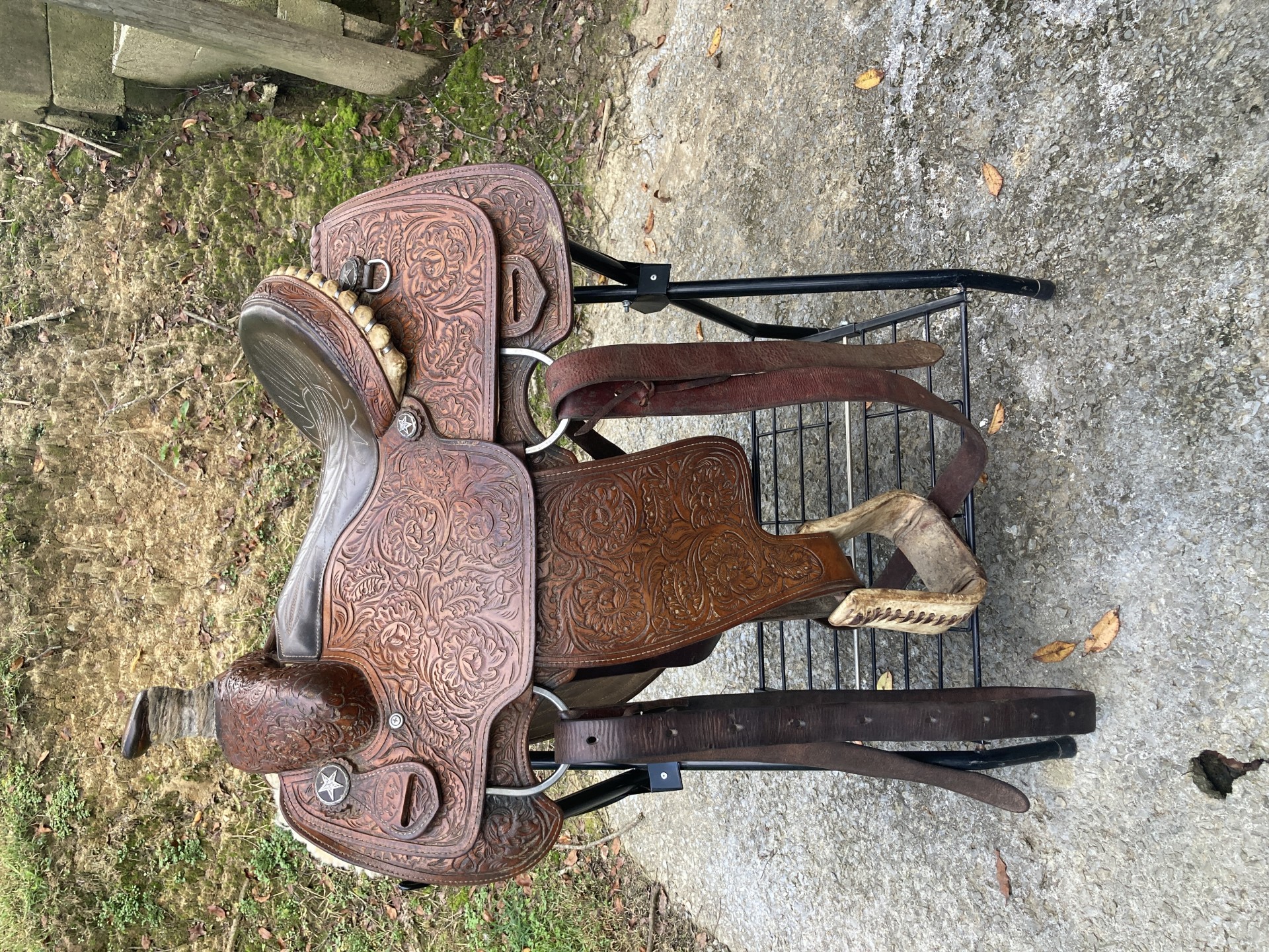 Jerry beagley calf roping saddle