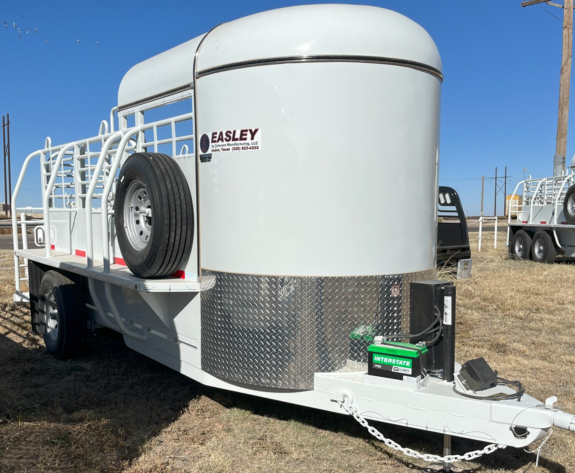 2023 Easley 5x14 single axle bumper bull